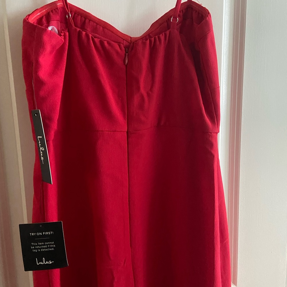 Red Lulu’s Prom dress - Picture 4 of 5